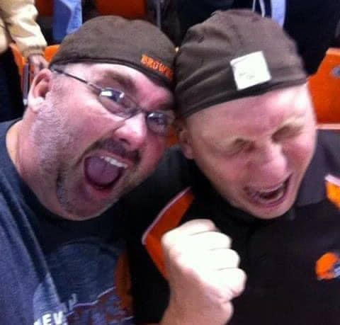 Celebrating a Browns Victory!